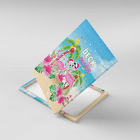 Hawaii Christmas Canvas Wall Art Deck The Palms Holiday Flamingos LT05 - Wonder Print Shop