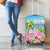 Hawaii Christmas Luggage Cover Deck The Palms Holiday Flamingos LT05 - Wonder Print Shop