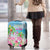 Hawaii Christmas Luggage Cover Deck The Palms Holiday Flamingos LT05 - Wonder Print Shop