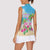 Hawaii Christmas Women Sleeveless Polo Shirt Deck The Palms Holiday Flamingos LT05 - Wonder Print Shop