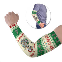Funny Skeleton Christmas Arm Sleeves It's Fine I'm Fine Everything Is Fine - Wonder Print Shop