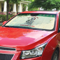 Funny Skeleton Christmas Auto Sun Shade It's Fine I'm Fine Everything Is Fine - Wonder Print Shop