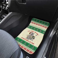 Funny Skeleton Christmas Car Mats It's Fine I'm Fine Everything Is Fine - Wonder Print Shop