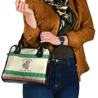 Funny Skeleton Christmas Shoulder Handbag It's Fine I'm Fine Everything Is Fine - Wonder Print Shop