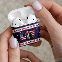Freedom Charlie Kirk Tribute Christmas AirPods Case American Flag - Wonder Print Shop
