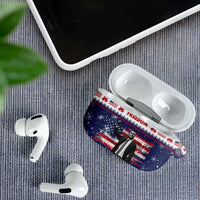 Freedom Charlie Kirk Tribute Christmas AirPods Case American Flag - Wonder Print Shop