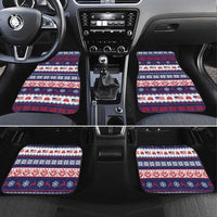 Freedom Charlie Kirk Tribute Christmas Car Mats American Flag - Wonder Print Shop
