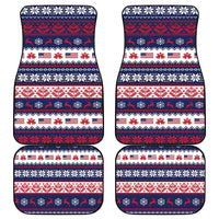 Freedom Charlie Kirk Tribute Christmas Car Mats American Flag - Wonder Print Shop