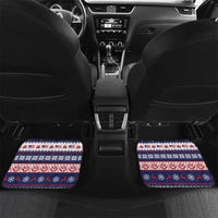 Freedom Charlie Kirk Tribute Christmas Car Mats American Flag - Wonder Print Shop