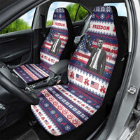 Freedom Charlie Kirk Tribute Christmas Car Seat Cover American Flag - Wonder Print Shop