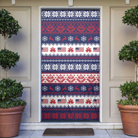 Freedom Charlie Kirk Tribute Christmas Door Cover American Flag - Wonder Print Shop