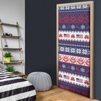 Freedom Charlie Kirk Tribute Christmas Door Cover American Flag - Wonder Print Shop