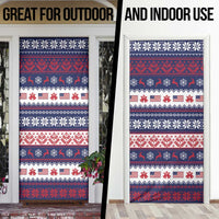 Freedom Charlie Kirk Tribute Christmas Door Cover American Flag - Wonder Print Shop