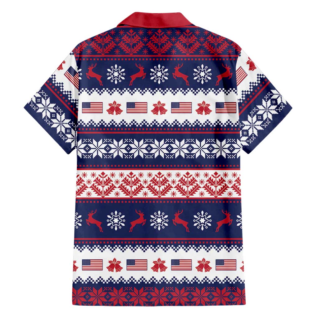 Freedom Charlie Kirk Tribute Christmas Family Matching Short Sleeve Bodycon Dress and Hawaiian Shirt American Flag - Wonder Print Shop