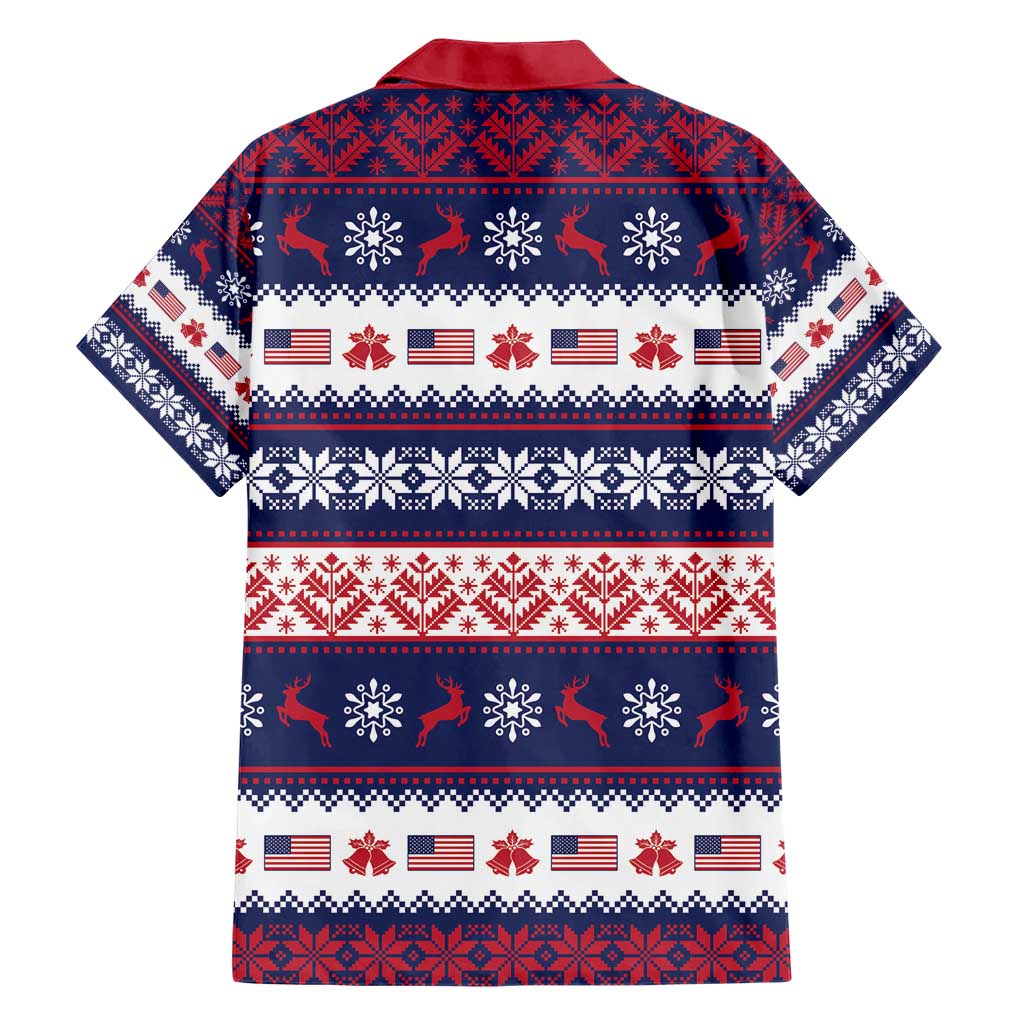 Freedom Charlie Kirk Tribute Christmas Hawaiian Shirt American Flag - Wonder Print Shop