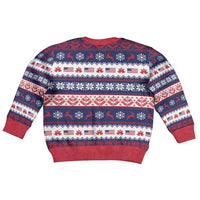 Freedom Charlie Kirk Tribute Christmas Kid Ugly Christmas Sweater American Flag - Wonder Print Shop