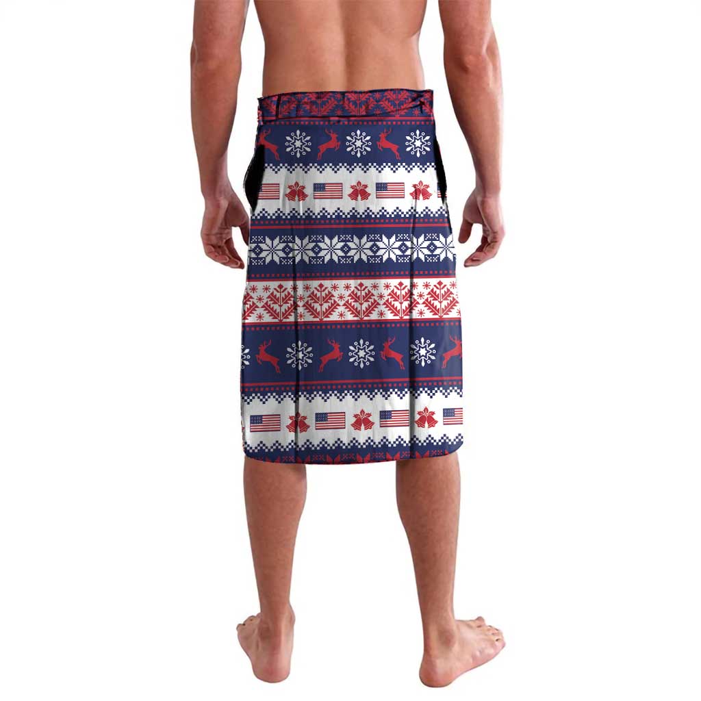Freedom Charlie Kirk Tribute Christmas Lavalava American Flag - Wonder Print Shop