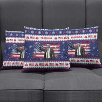 Freedom Charlie Kirk Tribute Christmas Pillow Cover American Flag - Wonder Print Shop