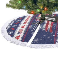 Freedom Charlie Kirk Tribute Christmas Tree Skirt American Flag - Wonder Print Shop