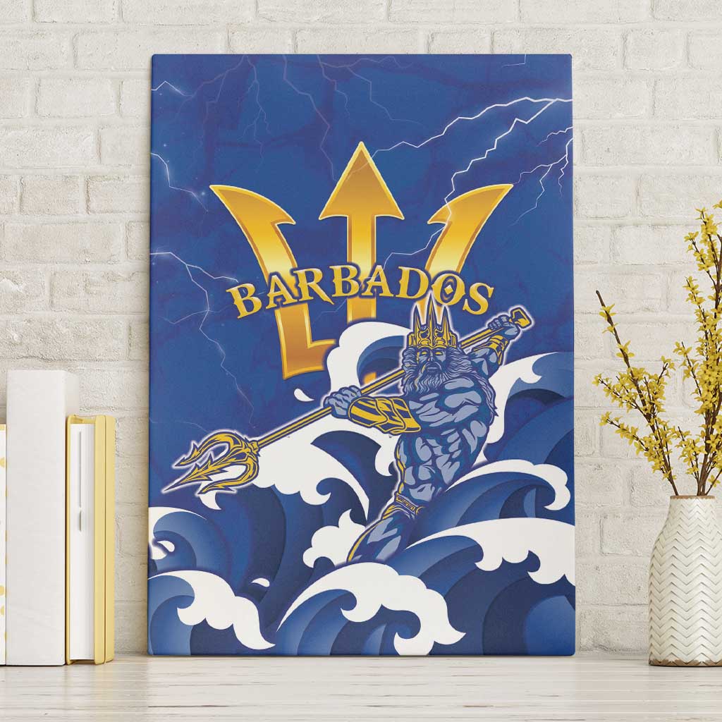 Barbados Canvas Wall Art Poseidon Trident