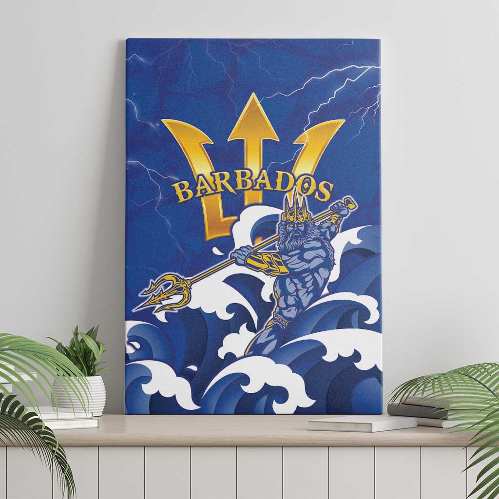 Barbados Canvas Wall Art Poseidon Trident