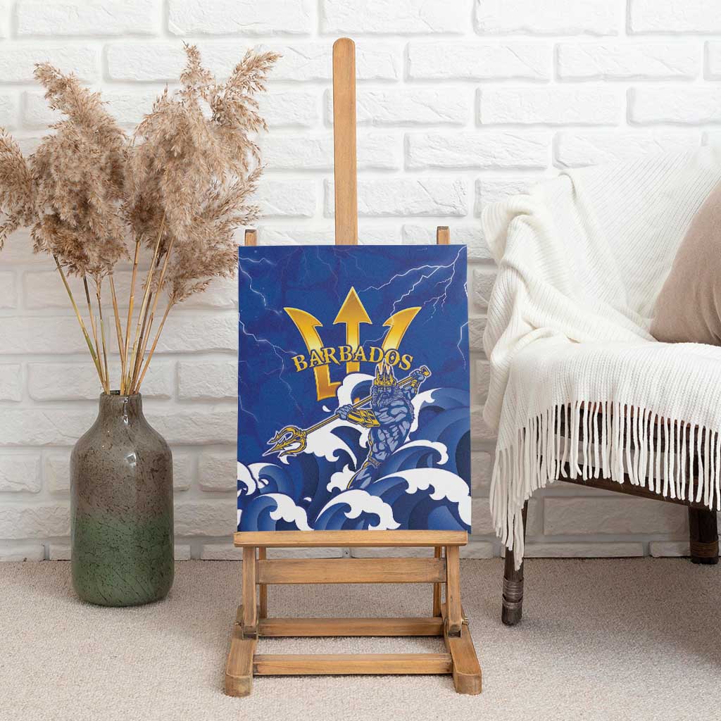 Barbados Canvas Wall Art Poseidon Trident
