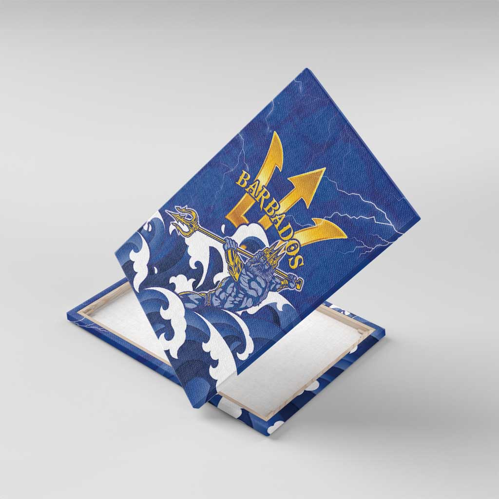Barbados Canvas Wall Art Poseidon Trident