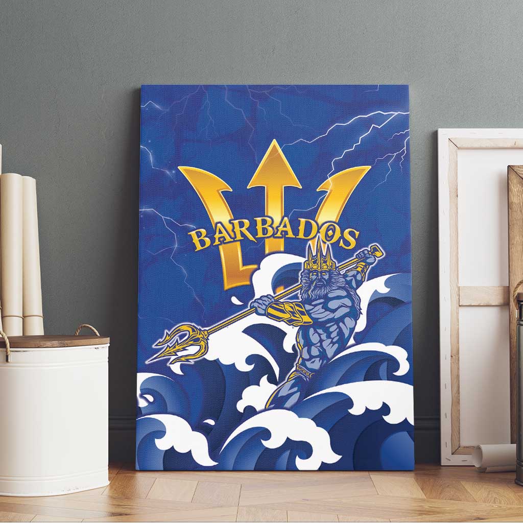 Barbados Canvas Wall Art Poseidon Trident