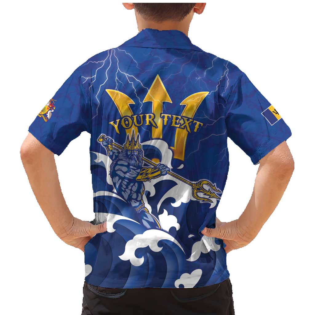 Personalized Barbados Family Matching Mermaid Dress and Hawaiian Shirt Poseidon Trident
