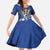Personalized Barbados Family Matching Off The Shoulder Long Sleeve Dress and Hawaiian Shirt Poseidon Trident