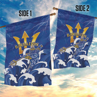Barbados Garden Flag Poseidon Trident