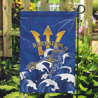 Barbados Garden Flag Poseidon Trident