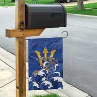 Barbados Garden Flag Poseidon Trident