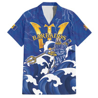 Personalized Barbados Hawaiian Shirt Poseidon Trident