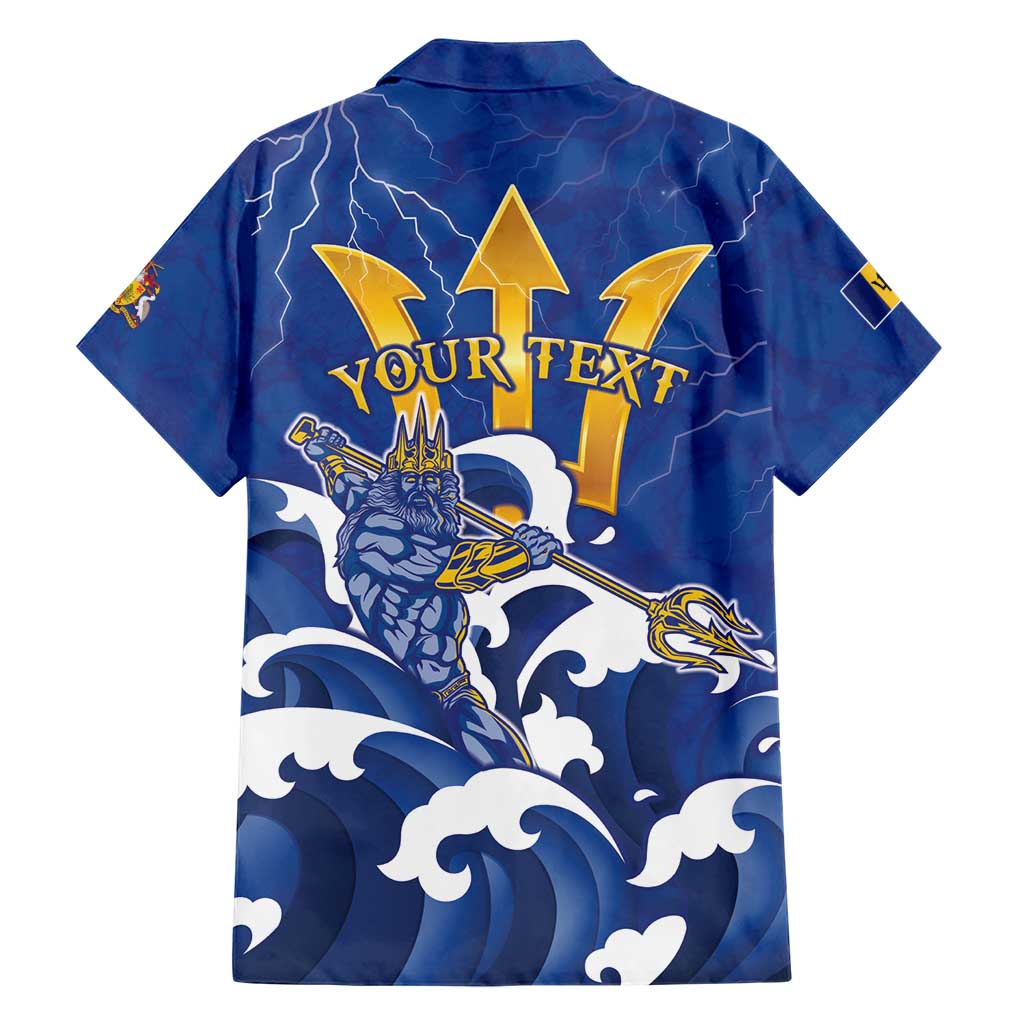 Personalized Barbados Hawaiian Shirt Poseidon Trident