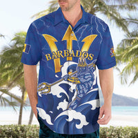 Personalized Barbados Hawaiian Shirt Poseidon Trident