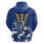 Personalized Barbados Hoodie Poseidon Trident