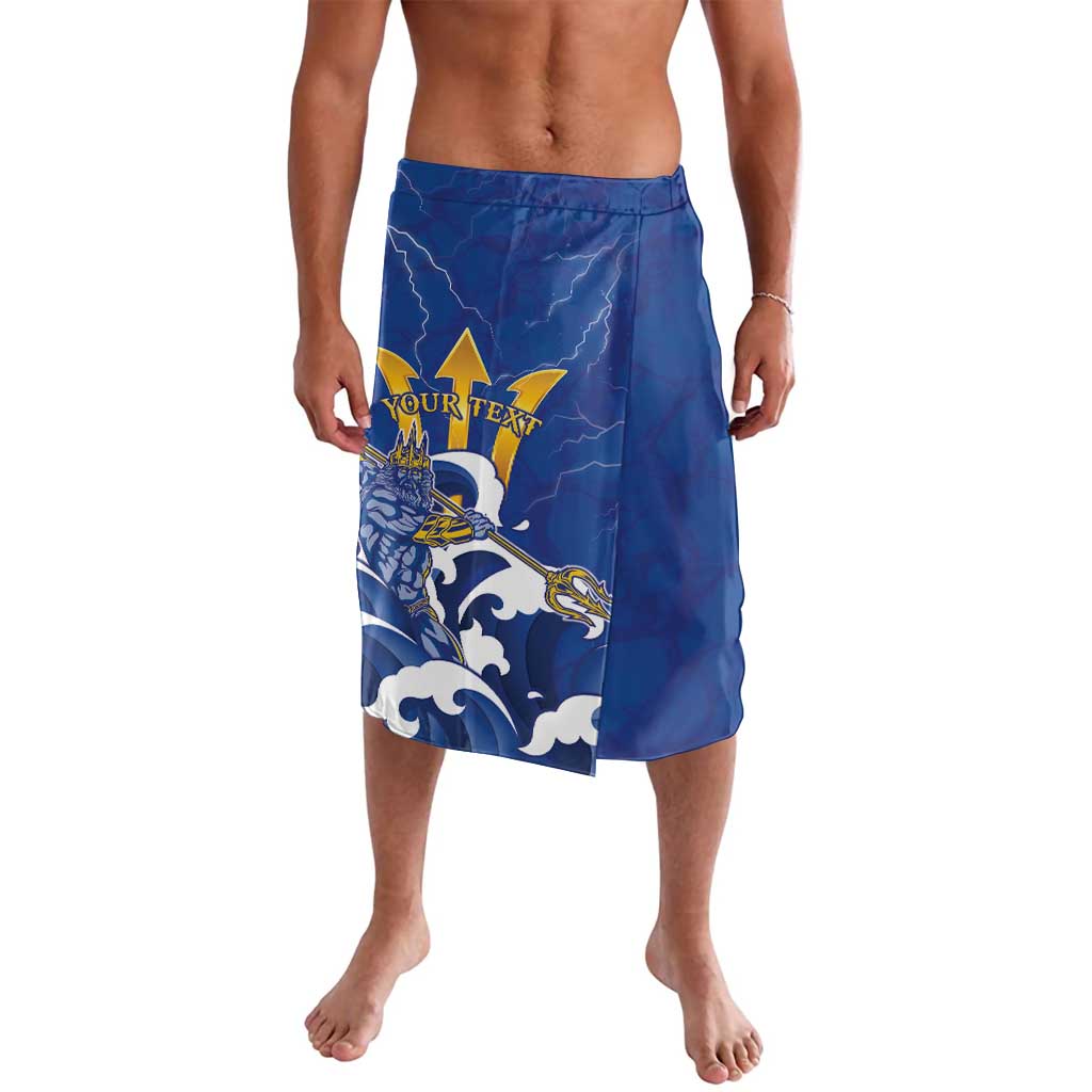 Personalized Barbados Lavalava Poseidon Trident
