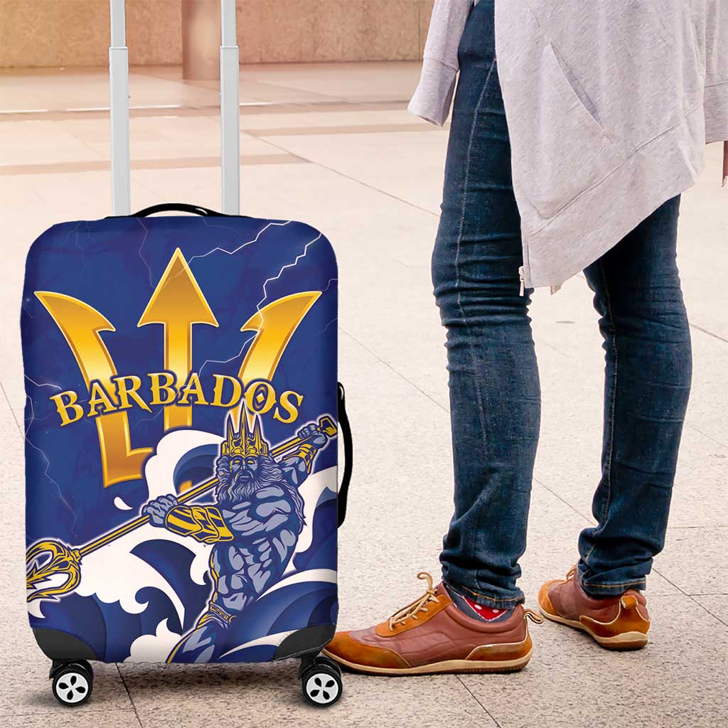 Barbados Luggage Cover Poseidon Trident