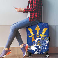 Barbados Luggage Cover Poseidon Trident
