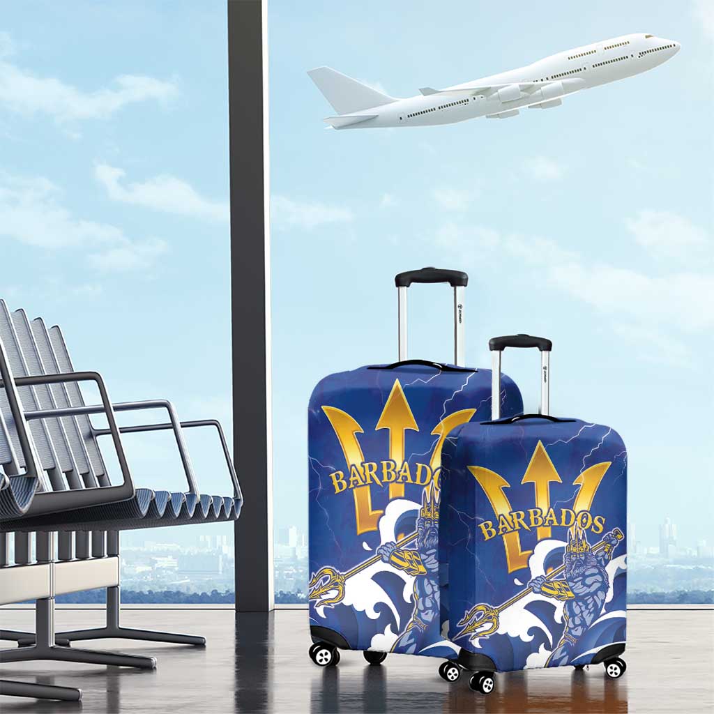 Barbados Luggage Cover Poseidon Trident