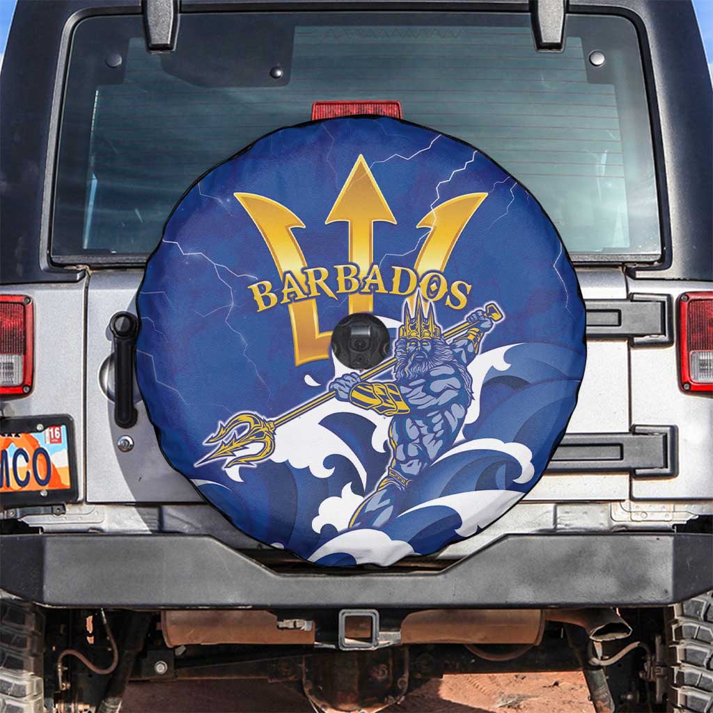 Barbados Spare Tire Cover Poseidon Trident