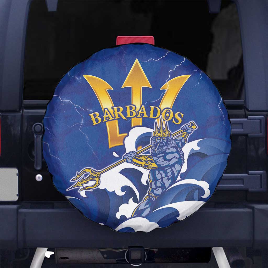 Barbados Spare Tire Cover Poseidon Trident