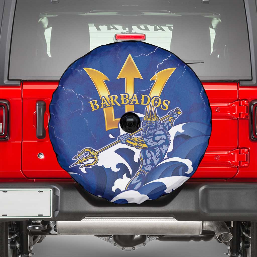 Barbados Spare Tire Cover Poseidon Trident