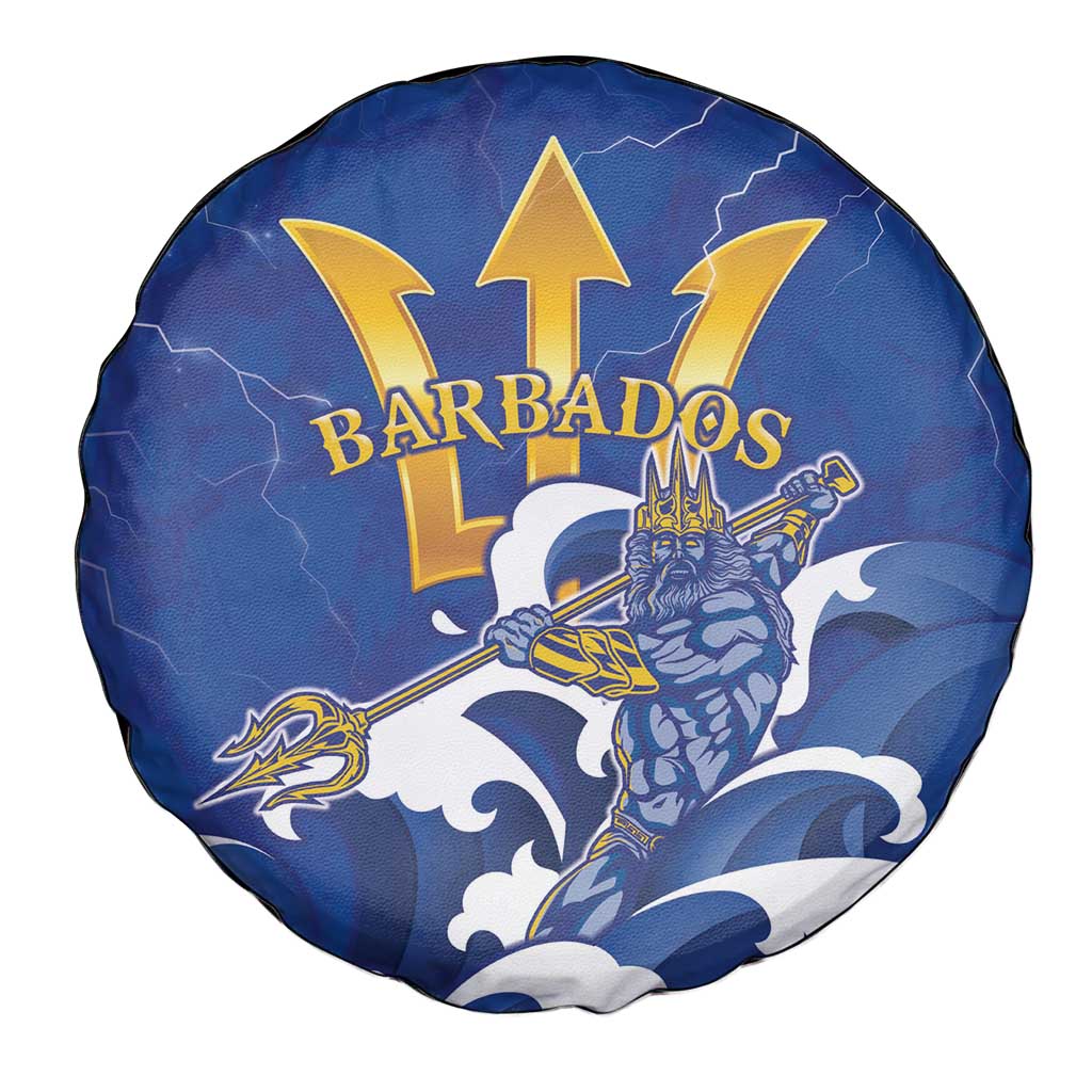 Barbados Spare Tire Cover Poseidon Trident