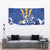 Barbados Tapestry Poseidon Trident