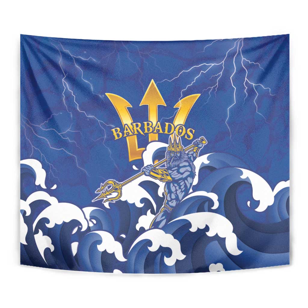 Barbados Tapestry Poseidon Trident