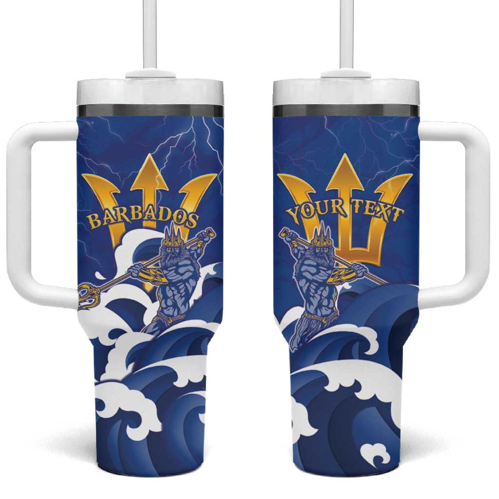 Personalized Barbados Tumbler With Handle Poseidon Trident