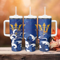 Personalized Barbados Tumbler With Handle Poseidon Trident