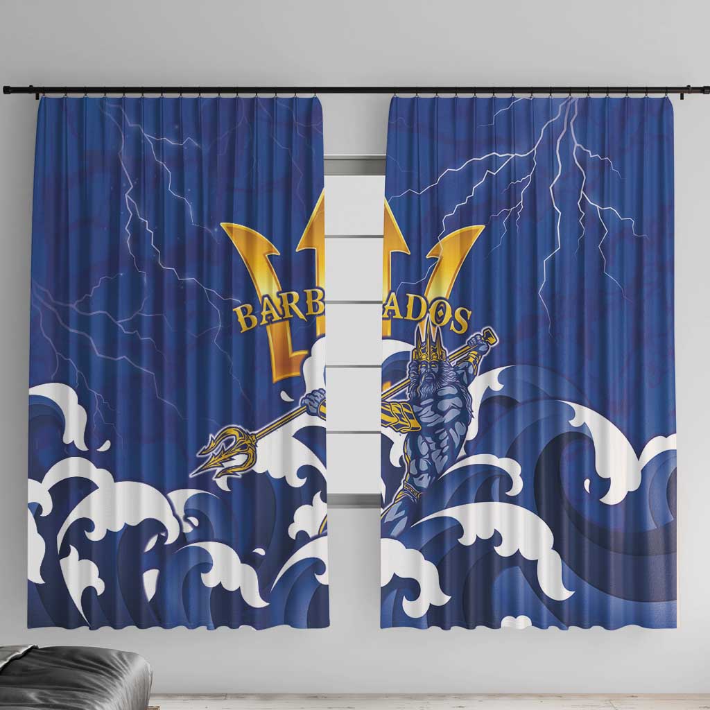 Barbados Window Curtain Poseidon Trident